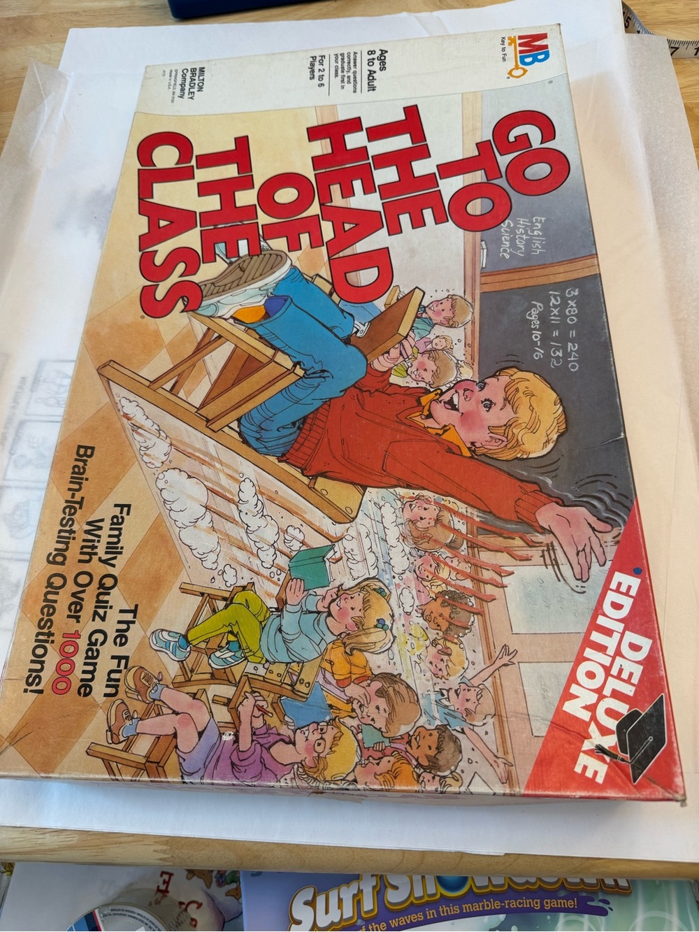 Go To The Head of the Class Deluxe Edition Board Game -complete excellent